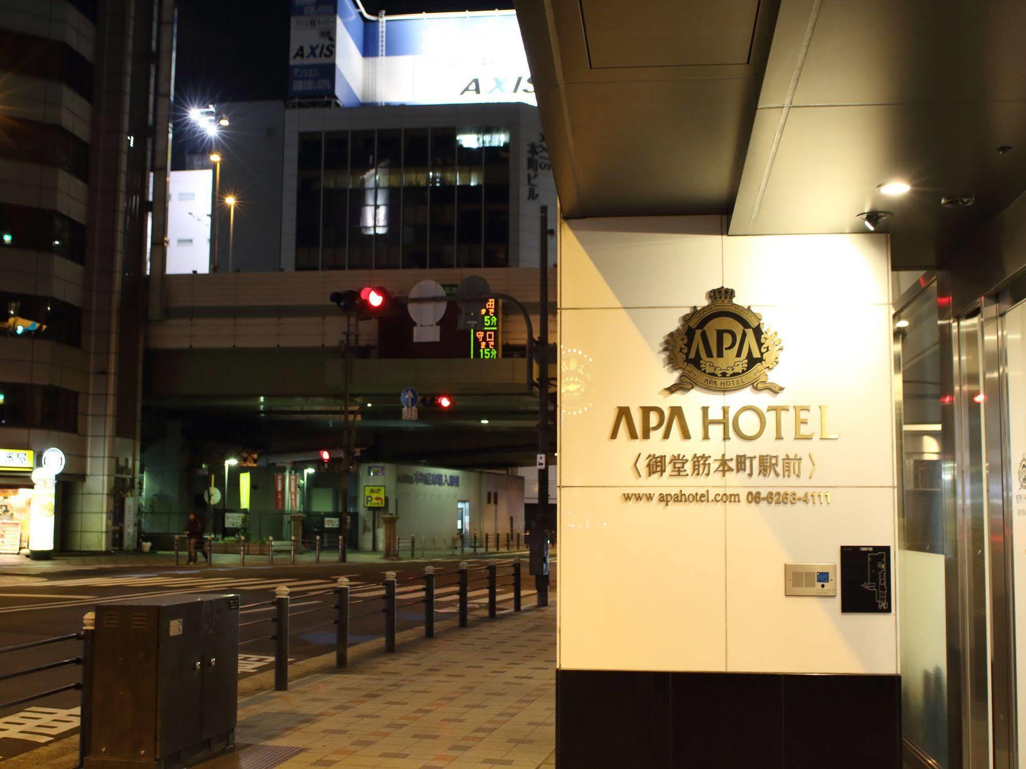 Apa Hotel Midosuji-Honmachi-Ekimae Osaka Bagian luar foto